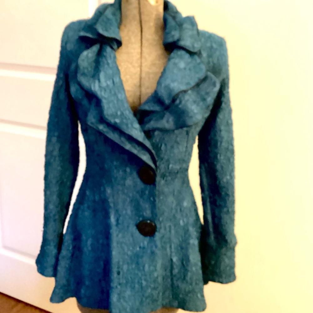 DESIGN TODAYS FABULOUS fit n flare tunic jacket. Sz S NWT $350 - Picture 2 of 8